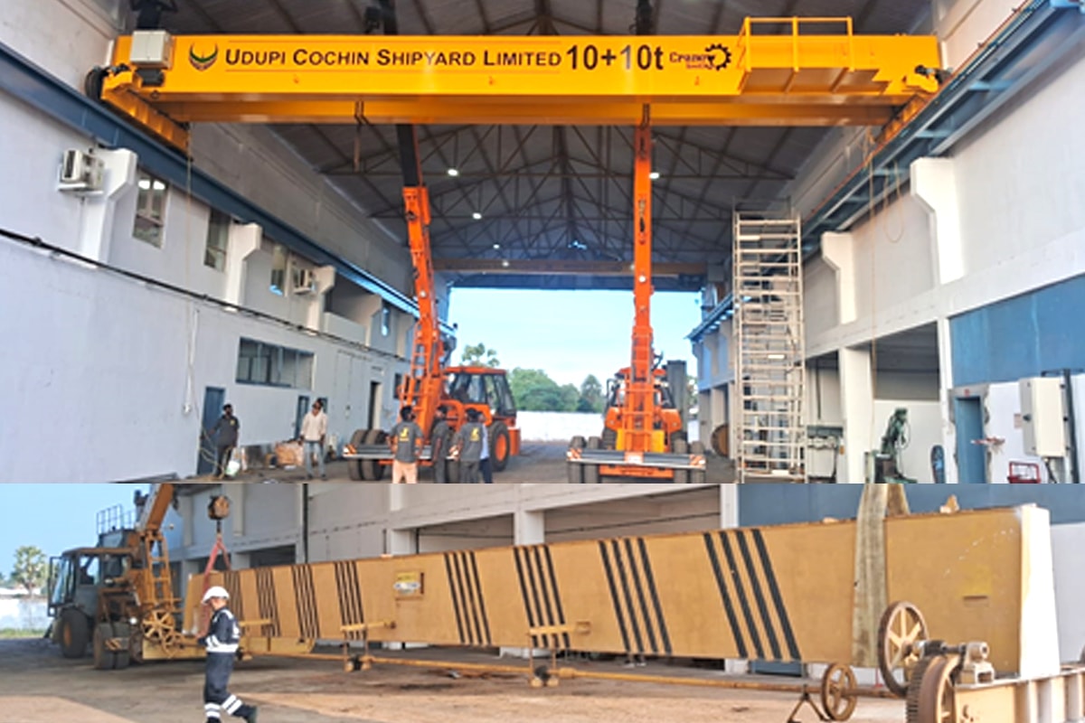 DG EOT Crane Udupi Cochin Shipyard